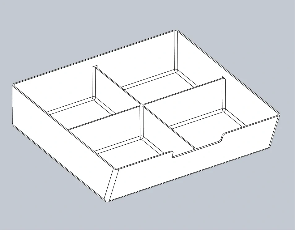 Miniatura 5 do modelo 3D 可堆叠的模块化分类收纳系统