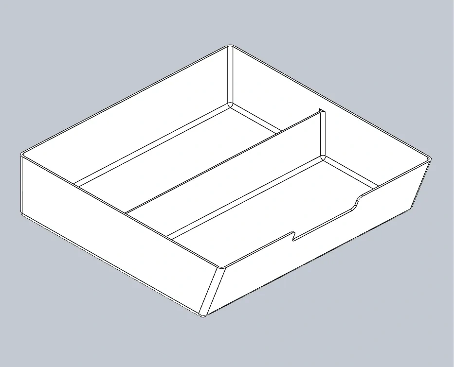 Miniatura 1 do modelo 3D 可堆叠的模块化分类收纳系统