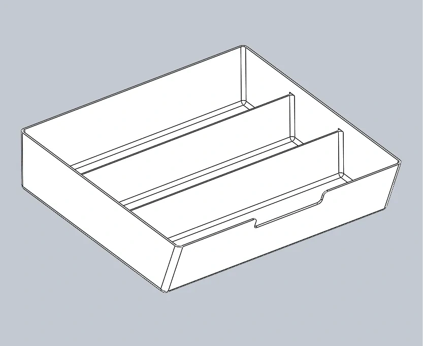 Miniatura 7 do modelo 3D 可堆叠的模块化分类收纳系统