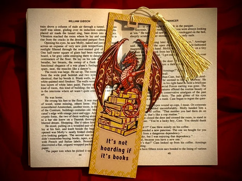 Dragon Hoard Bookmark NO AMS