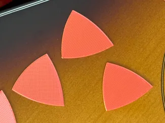 guitar picks - medium and thin