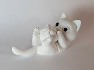 Cute cat with Yarn Ball
