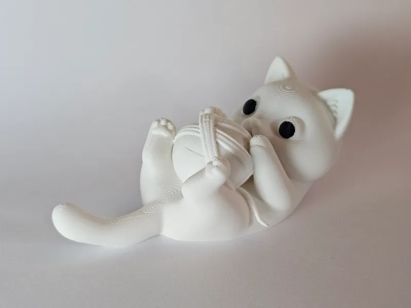 Cute cat with Yarn Ball