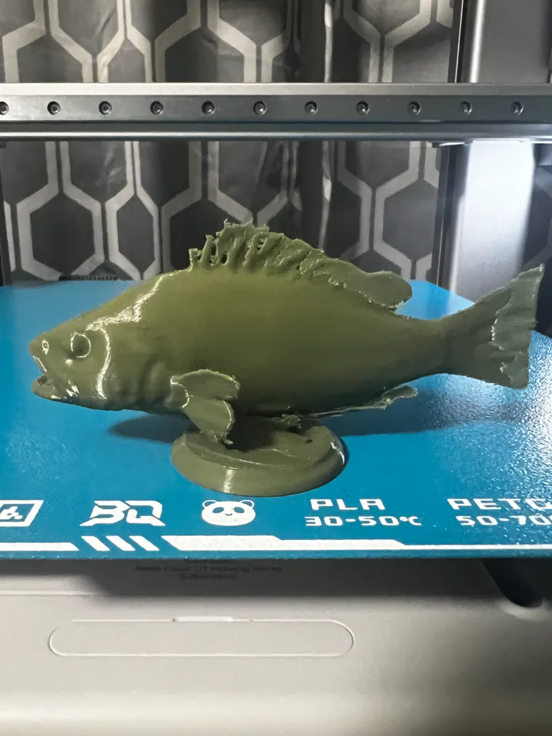 Large Mouth Bass Statue 