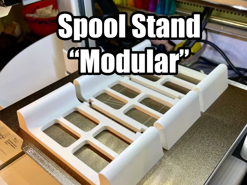 Filament Spool Stand (modular with dovetail Joint)