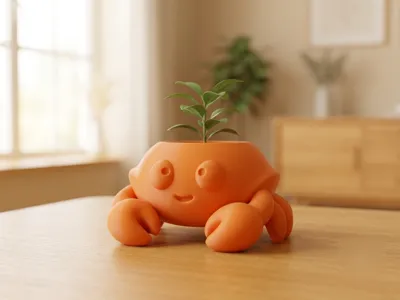 Cute Crab Planter