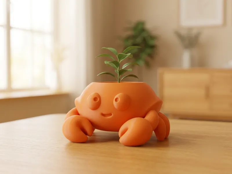 Cute Crab Planter
