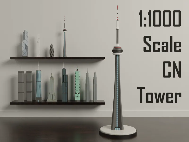 CN Tower (1:1000 Scale)
