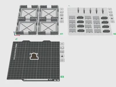 Rooms Tiny Epic Dungeons + themed dice tower