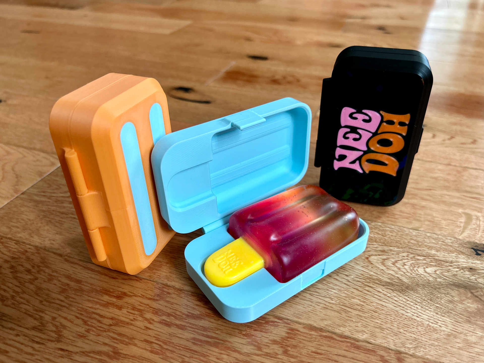 NeeDoh Nice-Sicle Case (print-in-place hinge)