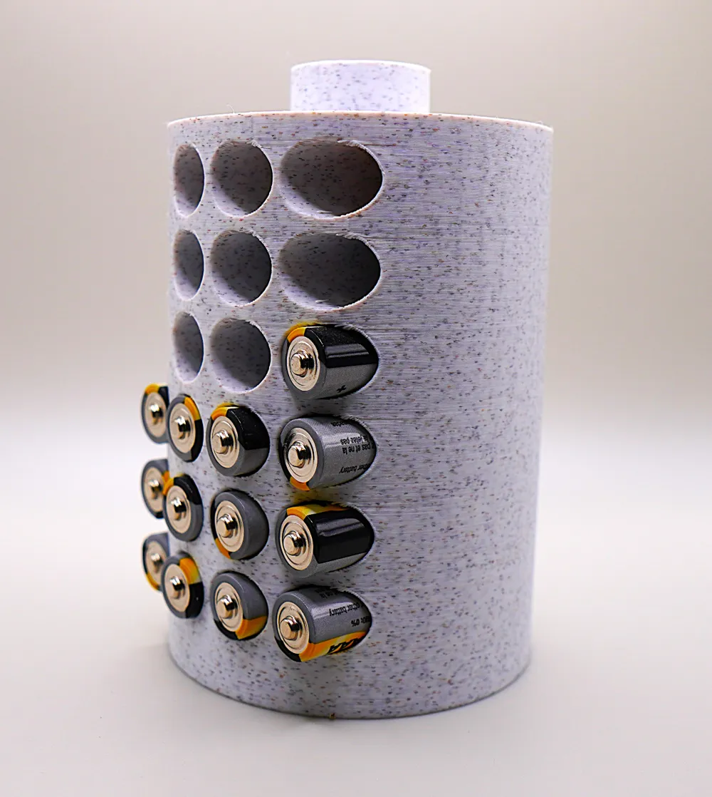 AAA Battery Storage Container by 3DPrintedProject - MakerWorld