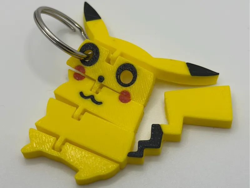 Pikachu Flexi Keychain 