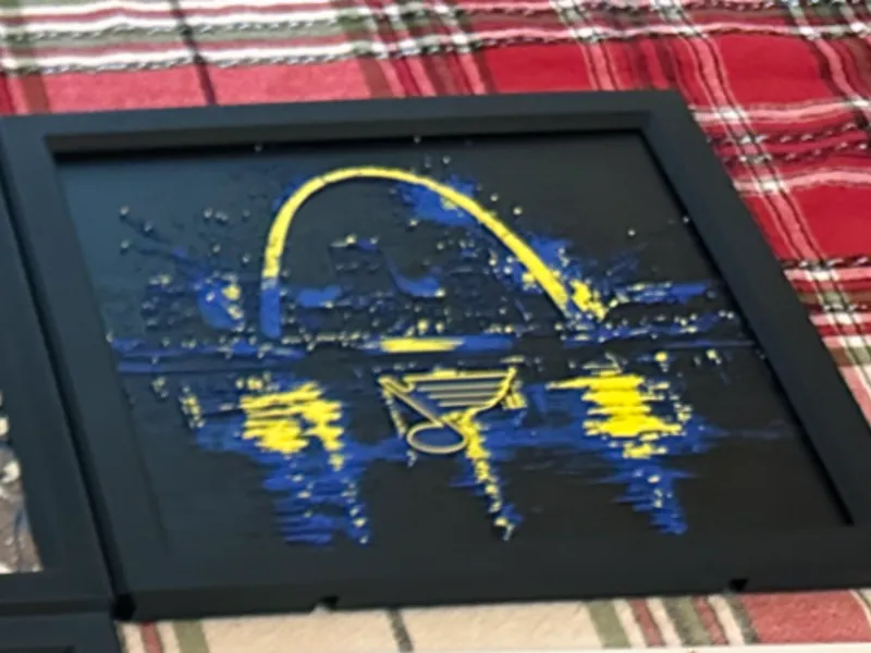 St Louis Blues River Hueforge 