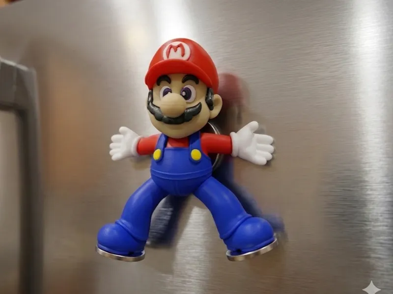 Super Mario Bros fridge magnet