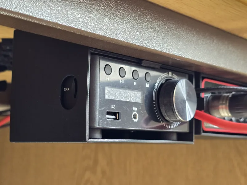 Audio Amp Under desk mount