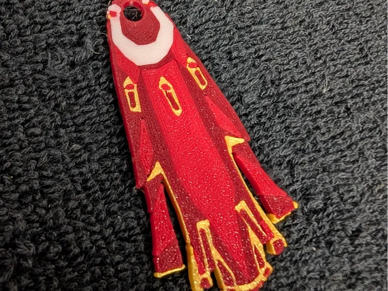 Oldschool Runescape Max cape Keychain