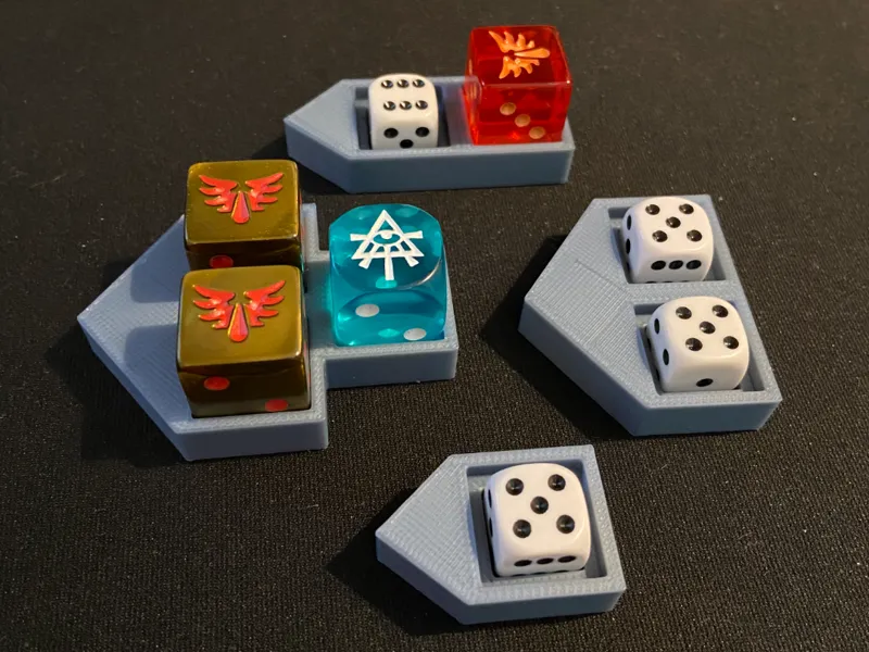 Wound Trackers For 16mm and 12mm Dice