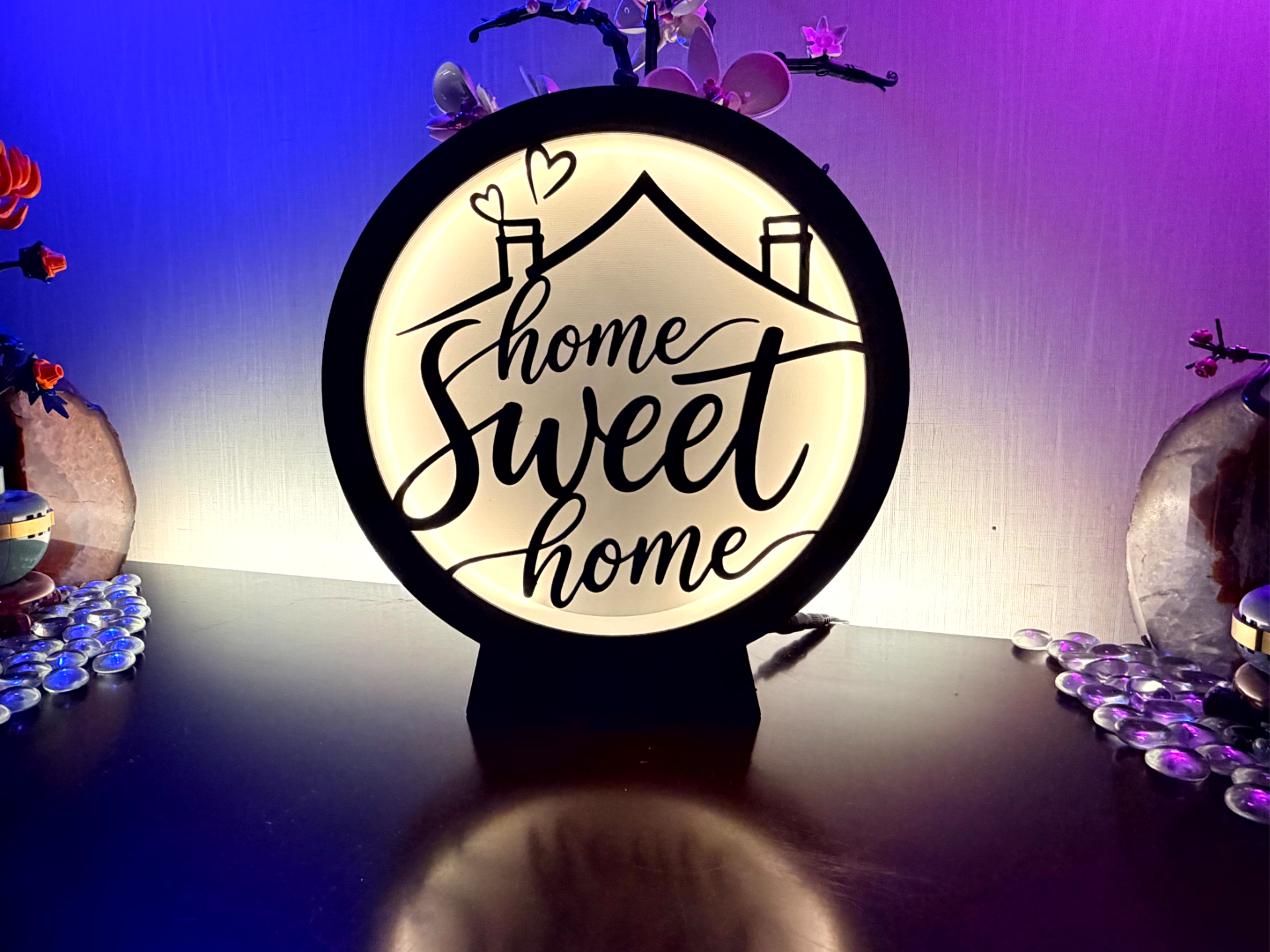 Home Sweet Home LED Lamp
