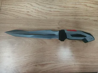 无畏契约超时空卫队三棱军刺拆件打印