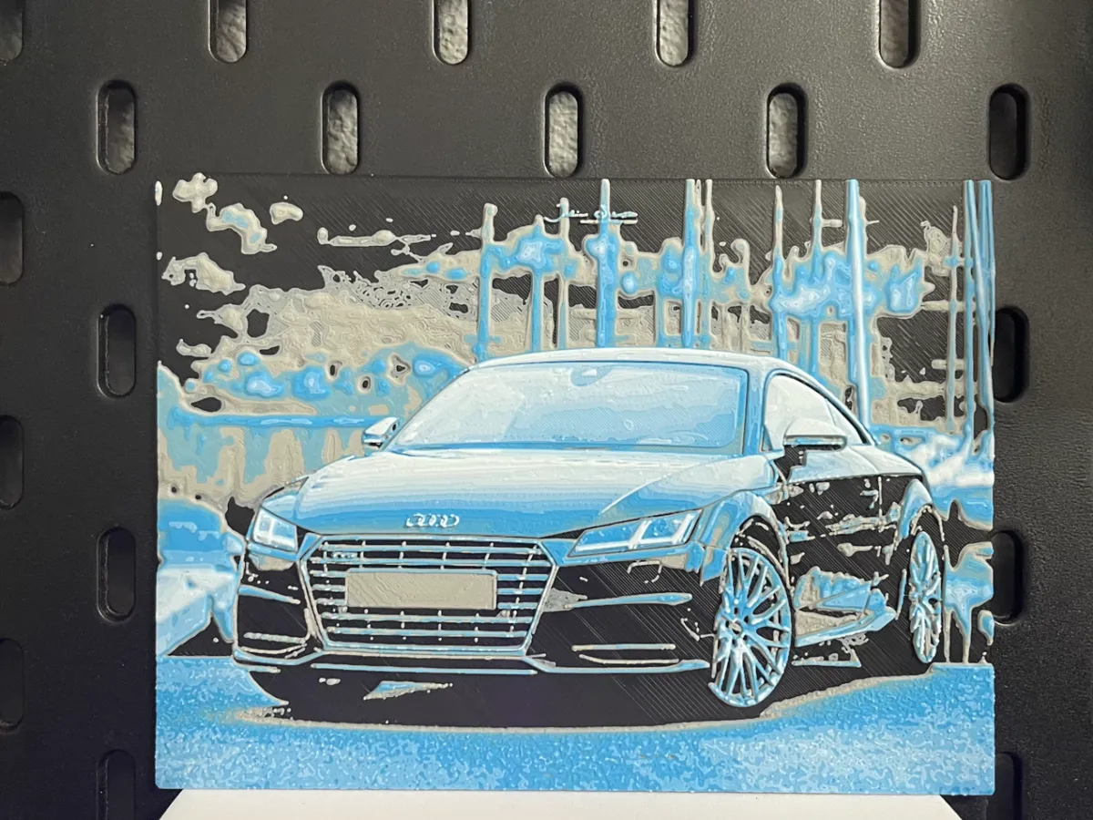 Hueforge Audi TTS MK3 - Free 3D Print Model - MakerWorld