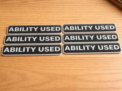 "Ability Used" Markers for Mini-Tin Inserts