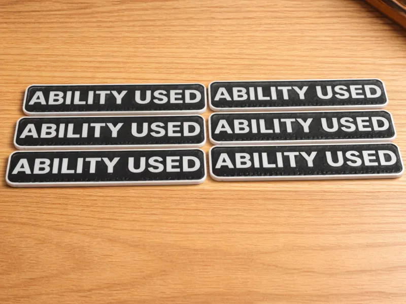 "Ability Used" Markers for Mini-Tin Inserts