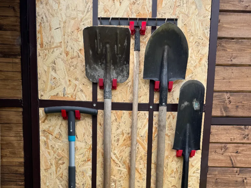 Wall Hooks for Shovels, Rakes & Garden Tools