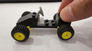 积木玩具小车