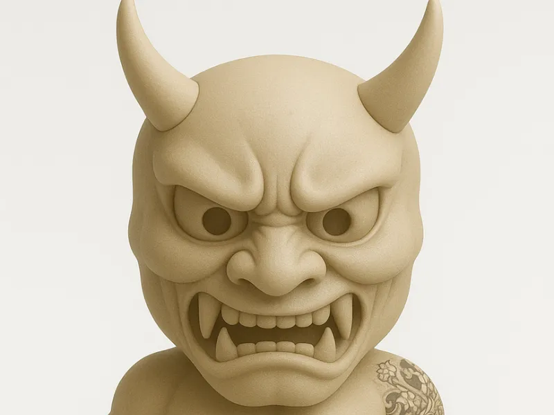 Hannya muscle man