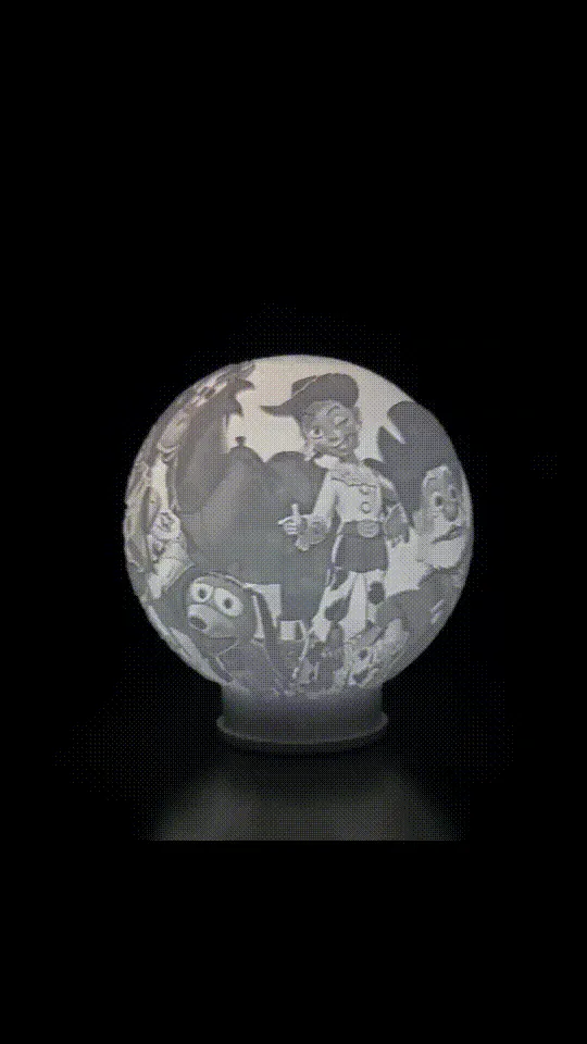 Lampe lithophanie Toy Story