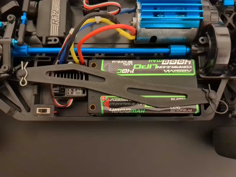 Tamiya TT-02 Battery holder for LCG Shorty LiPos