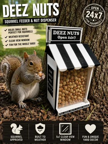 Accesorio para impresora 3D: DEEZ NUTS - Open 24x7 Squirrel Feeder — vista de referencia 2