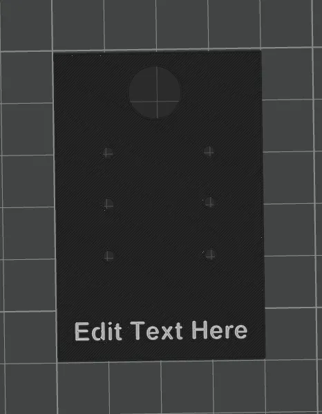 Earring Tag with custom text view 3