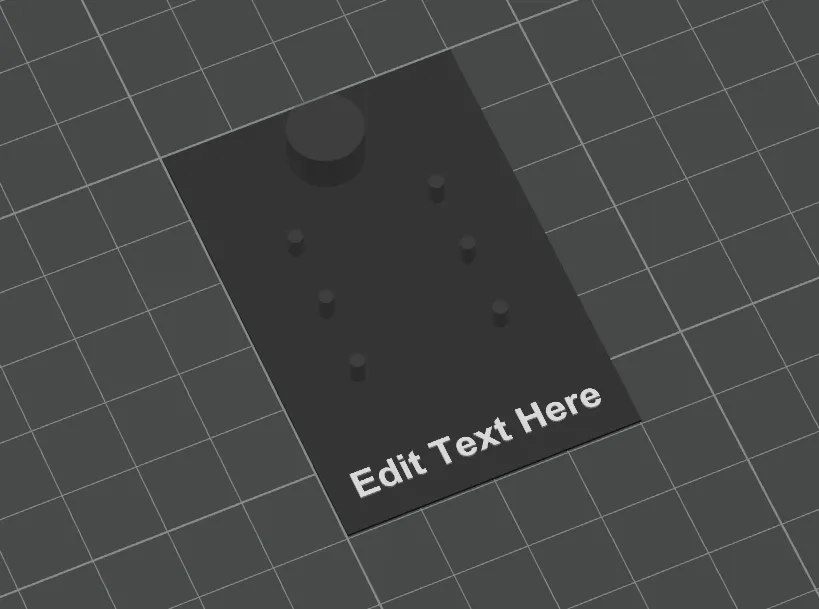 Earring Tag with custom text view 4