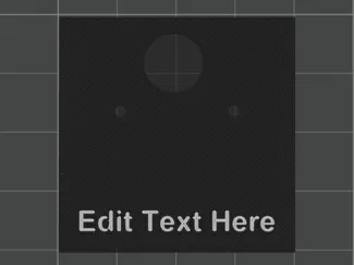 Earring Tag with custom text