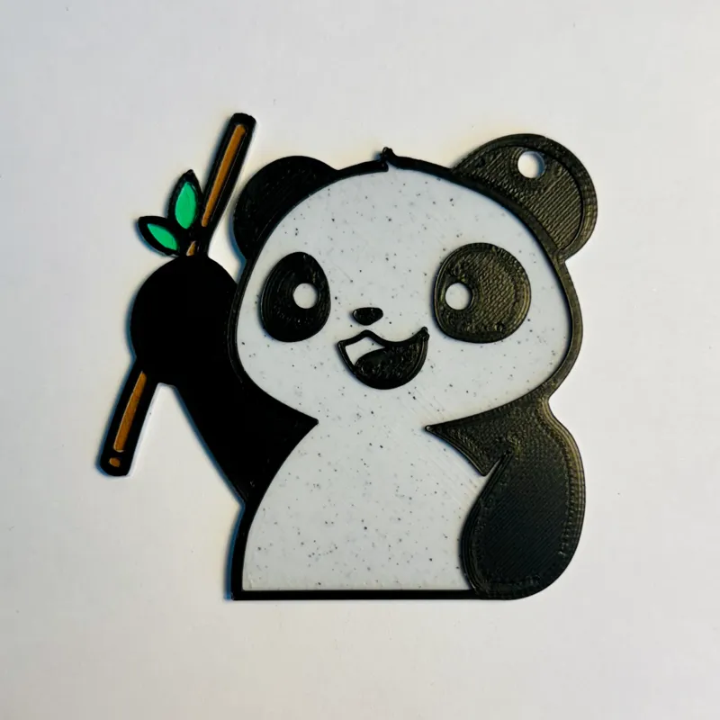 Cute Panda Keychain