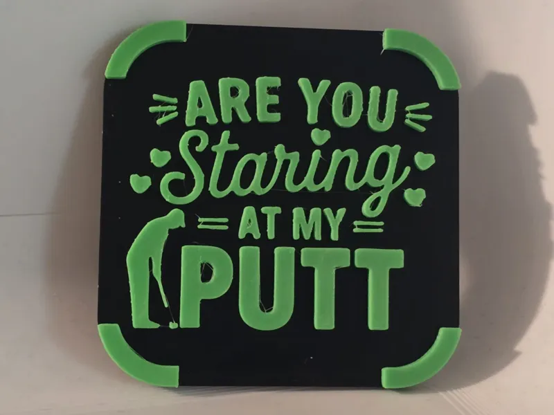 Golf Drinks Coaster