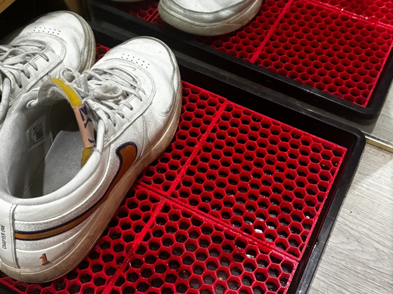 Modular Shoe Rack Grate Tiles - Boot Drying Grates