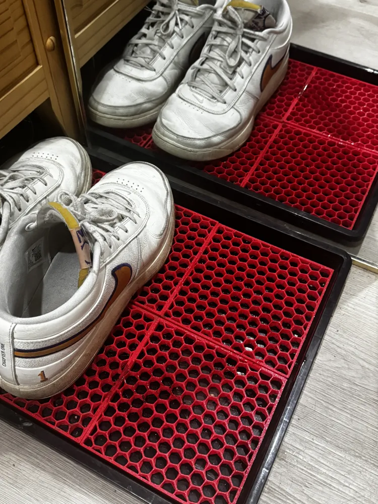 Modular Shoe Rack Grate Tiles - Boot Drying Grates - Free 3D Print ...