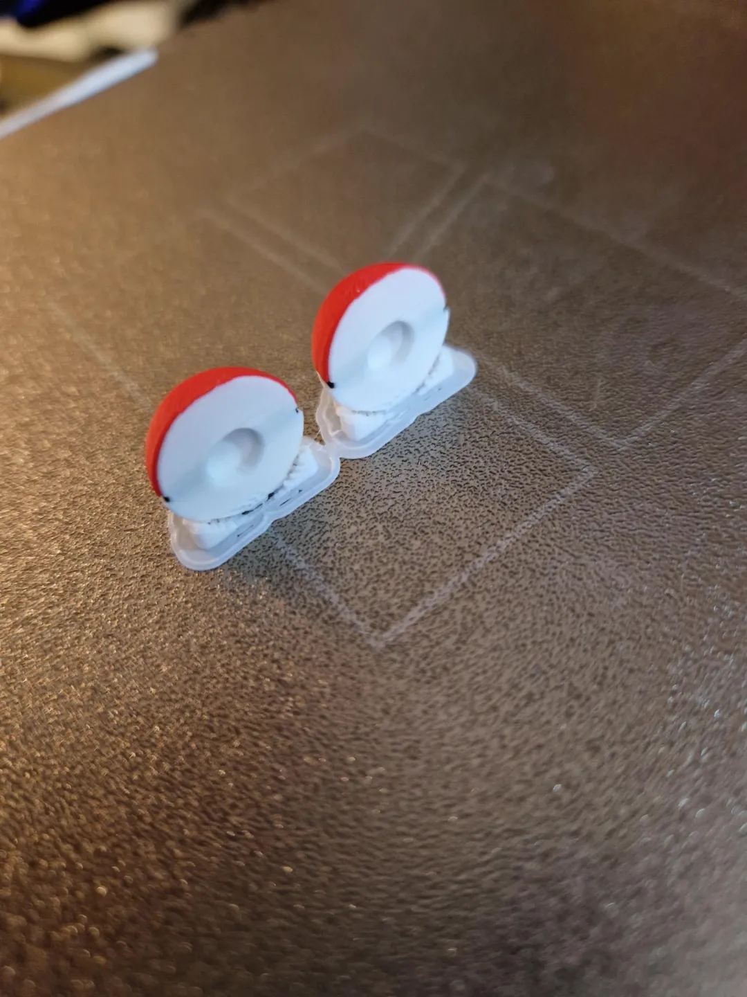 Pokeball earring view 3