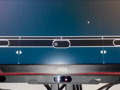 Tobii Eye Head Tracker 5 Mount (under monitor)