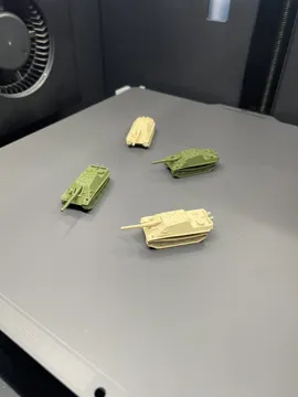Modelo para impresión 3D: Mini Jagdpanther Tank 1/200 Scale By L3D PrintLab — vista de referencia 2