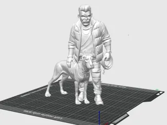 Der Wächter und sein Dobermann