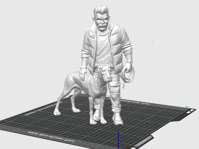Der Wächter und sein Dobermann