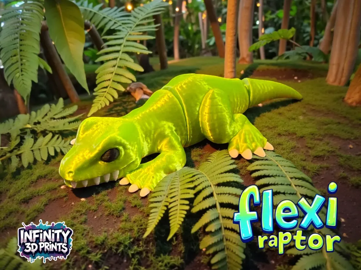 Easy Raptor MINI FLEXI RAPTOR - EASY PRINT - Free 3D Print Model - MakerWorld