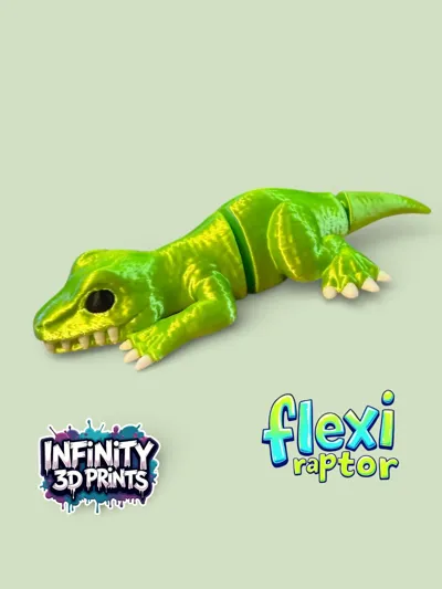 Quick Print Raptor MINI FLEXI RAPTOR - EASY PRINT - Free 3D Print Model - MakerWorld
