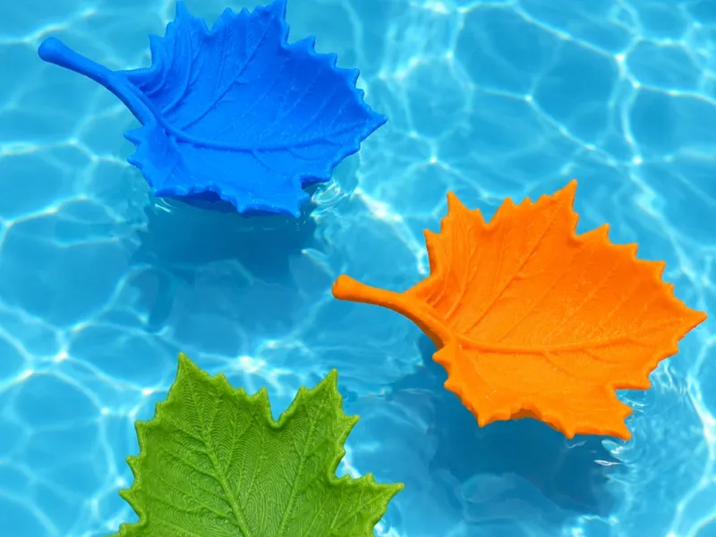 Floating Maple Leaf Boat
