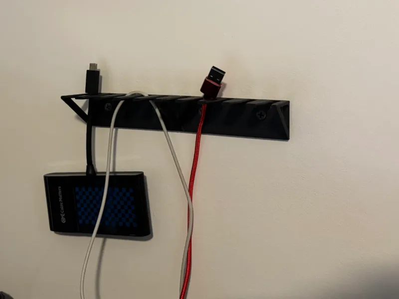 Simple Cable Hanger Organizer