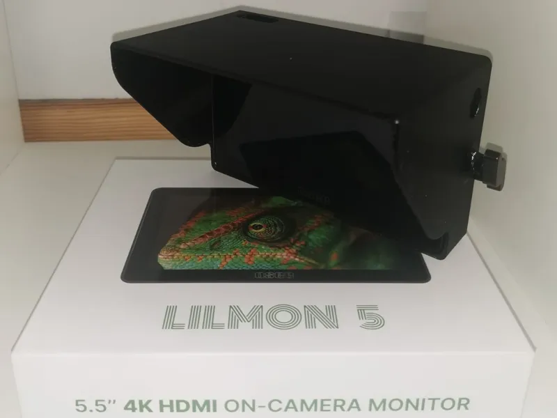 Camera screen sunshade