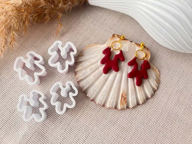 Polymer Clay Earring Mold 64